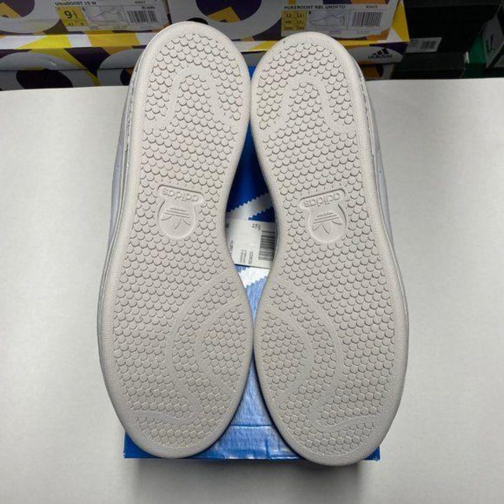 Adidas Stan Smith White / Blue Shoes - Picture 5 of 5